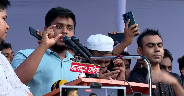 কথা বলছেন হাসনাত আবদুল্লাহ